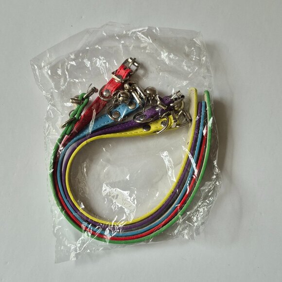 Lot of 5 Cat or Small Dog Collars With Bells - Picture 5 of 5